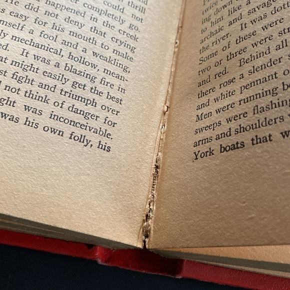 1921 Edition of The Flaming Forest Book by James Oliver Curwood - Picture 9 of 9